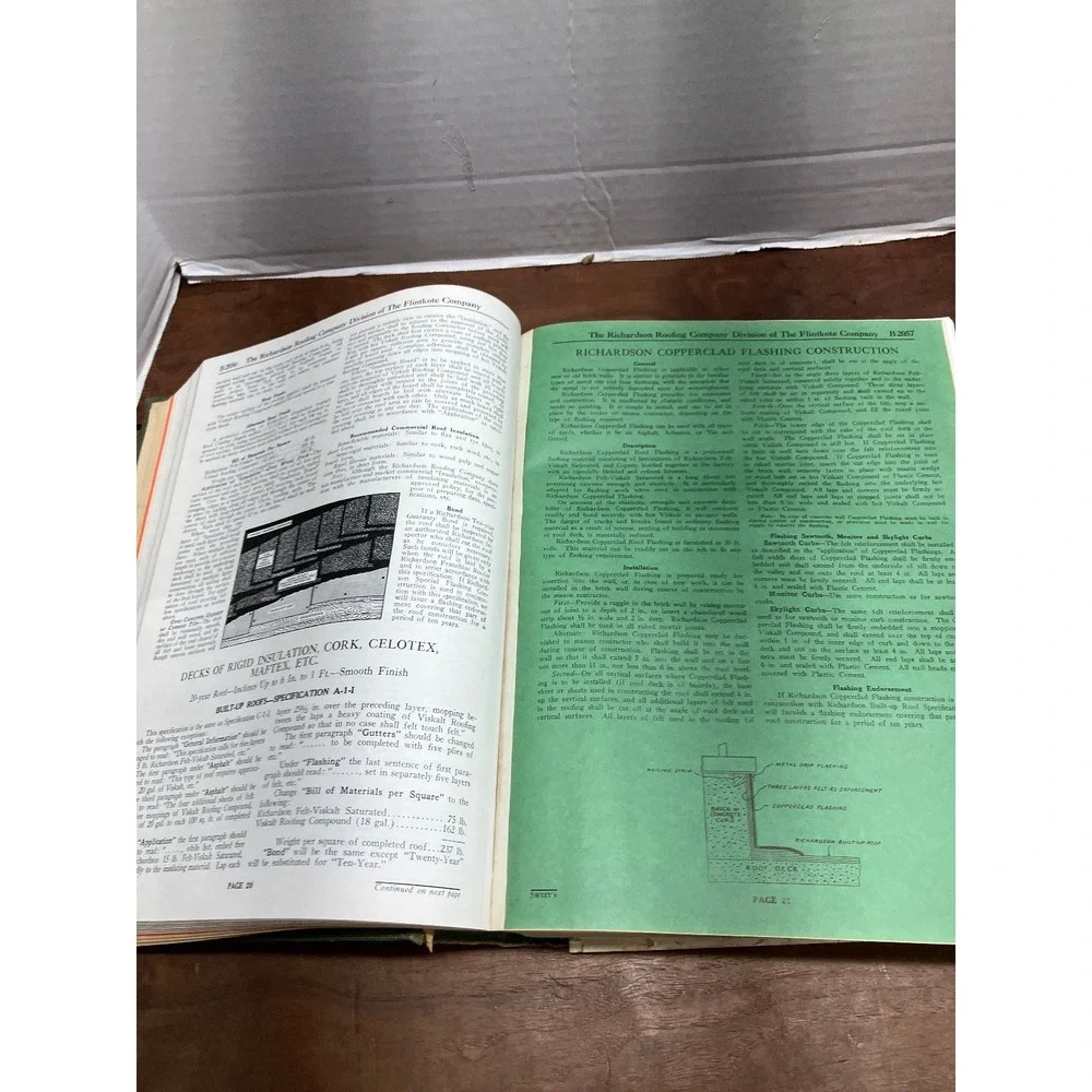 Sweet's Architectural Catalogues Vol B 1931 F.W. Dodge Vintage Building